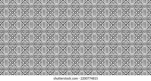 Monochrome geometric grid Pixel Art style background Modern black and white abstract mosaic texture