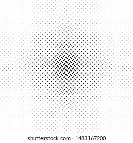 Monochrome geometric halftone ellipse pattern background template - abstract vector graphic