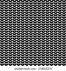 Monochrome geometric ornament. Vector seamless pattern. Endless texture can be used for printing onto fabric, paper or scrap booking, wallpaper, pattern fills, web page background, surface texture. 