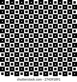 Monochrome geometric ornament. Vector seamless pattern. Endless texture can be used for printing onto fabric, paper or scrap booking, wallpaper, pattern fills, web page background, surface texture.