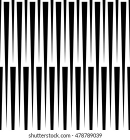 Monochrome geometric pattern with lines. Seamlessly repeatable.