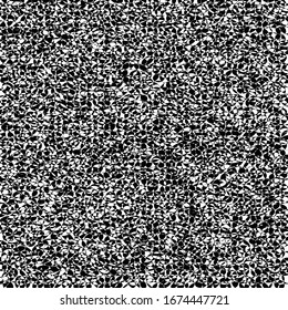 Monochrome geometric pattern, loose grid of rhythmically augmenting small elements