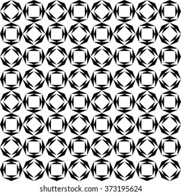 Monochrome geometric pattern with octagons