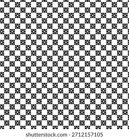 Monochrome Geometric Pattern Simple and Eye Catching Design