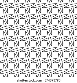 Monochrome geometric seamless pattern
