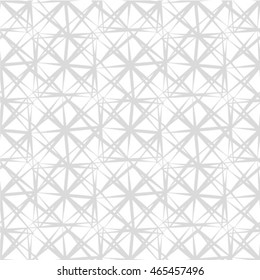 Monochrome geometric seamless pattern.