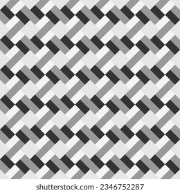 Monochrome geometric seamless pattern. Modern simple wallpaper, bright tile backdrop, monochrome graphic element. Digital design. 