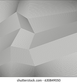 monochrome geometric stripes.