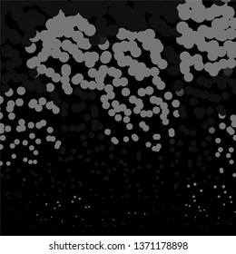 Monochrome geometric vector background. Abstract halftone illustration pattern. Vintage texture