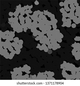Monochrome geometric vector background. Abstract halftone illustration pattern. Vintage texture