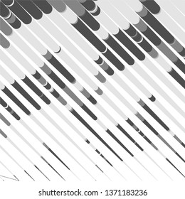 Monochrome geometric vector background. Abstract halftone illustration pattern. Vintage texture