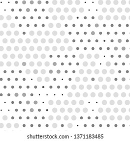Monochrome geometric vector background. Abstract halftone illustration pattern. Vintage texture
