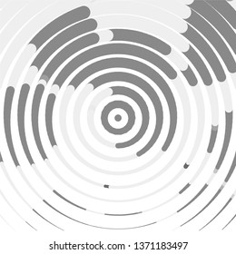 Monochrome geometric vector background. Abstract halftone illustration pattern. Vintage texture