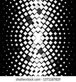 Monochrome geometric vector background. Abstract halftone illustration pattern. Vintage texture
