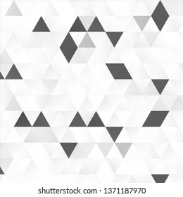 Monochrome geometric vector background. Abstract halftone illustration pattern. Vintage texture
