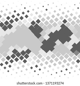 Monochrome geometric vector background. Abstract halftone illustration pattern. Vintage texture