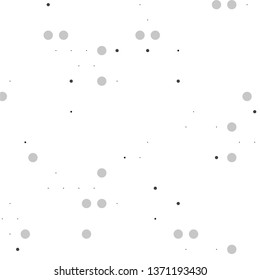 Monochrome geometric vector background. Abstract halftone illustration pattern. Vintage texture