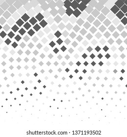 Monochrome geometric vector background. Abstract halftone illustration pattern. Vintage texture