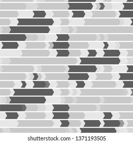 Monochrome geometric vector background. Abstract halftone illustration pattern. Vintage texture