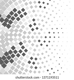 Monochrome geometric vector background. Abstract halftone illustration pattern. Vintage texture
