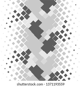 Monochrome geometric vector background. Abstract halftone illustration pattern. Vintage texture