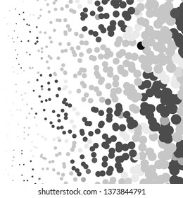 Monochrome geometric vector background. Abstract halftone illustration pattern. Vintage texture