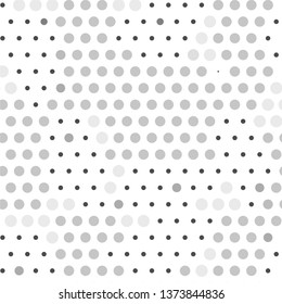 Monochrome geometric vector background. Abstract halftone illustration pattern. Vintage texture