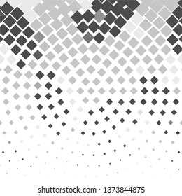 Monochrome geometric vector background. Abstract halftone illustration pattern. Vintage texture