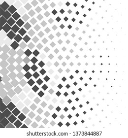 Monochrome geometric vector background. Abstract halftone illustration pattern. Vintage texture