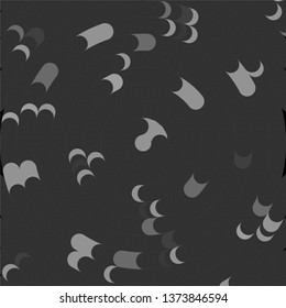 Monochrome geometric vector background. Abstract halftone illustration pattern. Vintage texture