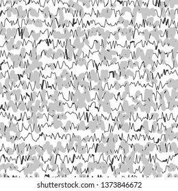 Monochrome geometric vector background. Abstract halftone illustration pattern. Vintage texture