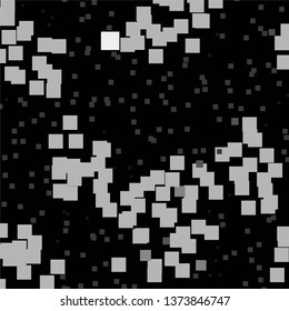 Monochrome geometric vector background. Abstract halftone illustration pattern. Vintage texture