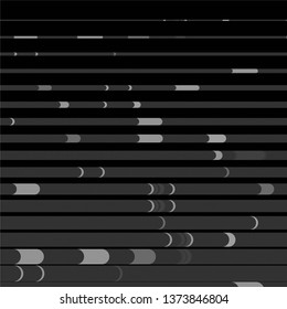 Monochrome geometric vector background. Abstract halftone illustration pattern. Vintage texture