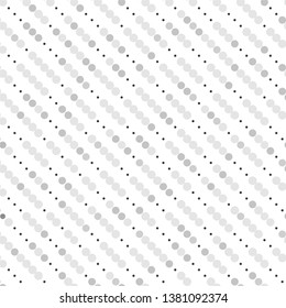 Monochrome geometric vector background. Abstract halftone illustration pattern. Vintage texture