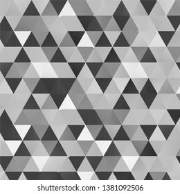 Monochrome geometric vector background. Abstract halftone illustration pattern. Vintage texture