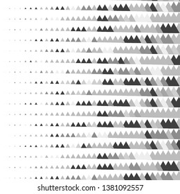 Monochrome geometric vector background. Abstract halftone illustration pattern. Vintage texture