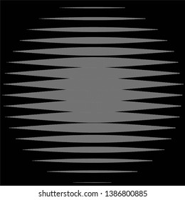 Monochrome geometric vector background. Abstract halftone illustration pattern. Vintage texture