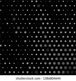 Monochrome geometric vector background. Abstract halftone illustration pattern. Vintage texture