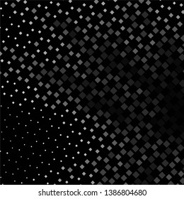 Monochrome geometric vector background. Abstract halftone illustration pattern. Vintage texture