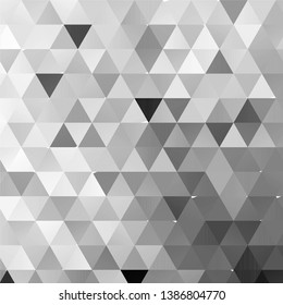 Monochrome geometric vector background. Abstract halftone illustration pattern. Vintage texture