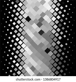 Monochrome geometric vector background. Abstract halftone illustration pattern. Vintage texture
