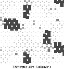 Monochrome geometric vector background. Abstract halftone illustration pattern. Vintage texture