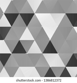 Monochrome geometric vector background. Abstract halftone illustration pattern. Vintage texture