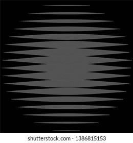 Monochrome geometric vector background. Abstract halftone illustration pattern. Vintage texture