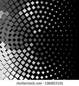Monochrome geometric vector background. Abstract halftone illustration pattern. Vintage texture