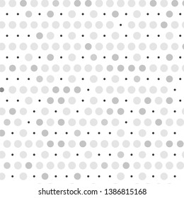 Monochrome geometric vector background. Abstract halftone illustration pattern. Vintage texture