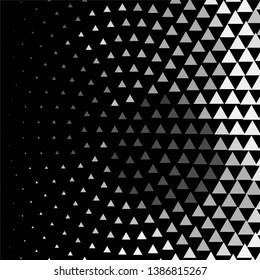 Monochrome geometric vector background. Abstract halftone illustration pattern. Vintage texture