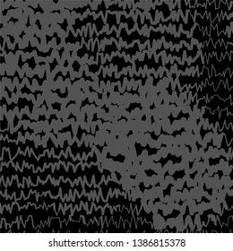 Monochrome geometric vector background. Abstract halftone illustration pattern. Vintage texture