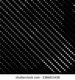 Monochrome geometric vector background. Abstract halftone illustration pattern. Vintage texture
