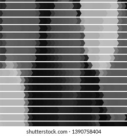 Monochrome geometric vector background. Abstract halftone illustration pattern. Vintage texture